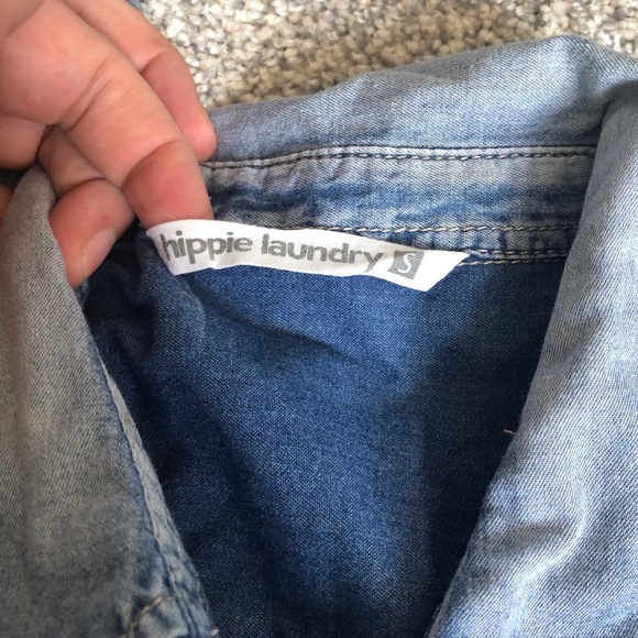 Jean shirt by hippie laundry size medium - Picture 2 of 2